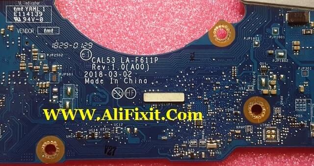 Dell Latitude G3 LA-F611P bios