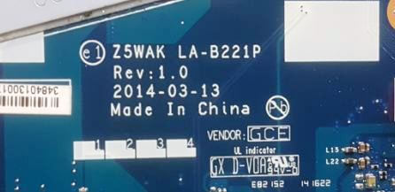 Acer E5-551G Z5WAK LA-B221P AMD Bios - AliFixit