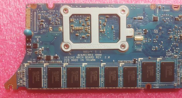 Asus Zenbook UX31A2 MAIN BOARD REV:2.0 Bios - AliFixit